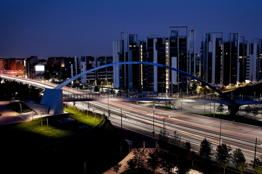 Footbridge Viale Serra Passerella Portello Milan Milano by Arup & SCE Project