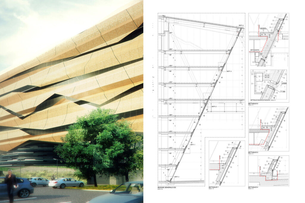 Facade design engineering by SCE Project FLORIM Dettagli