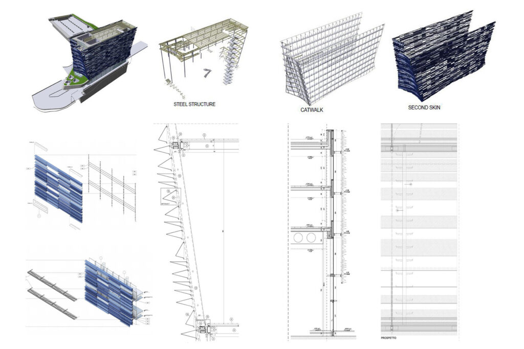 Facade design engineering by SCE Project SNAM Dettagli