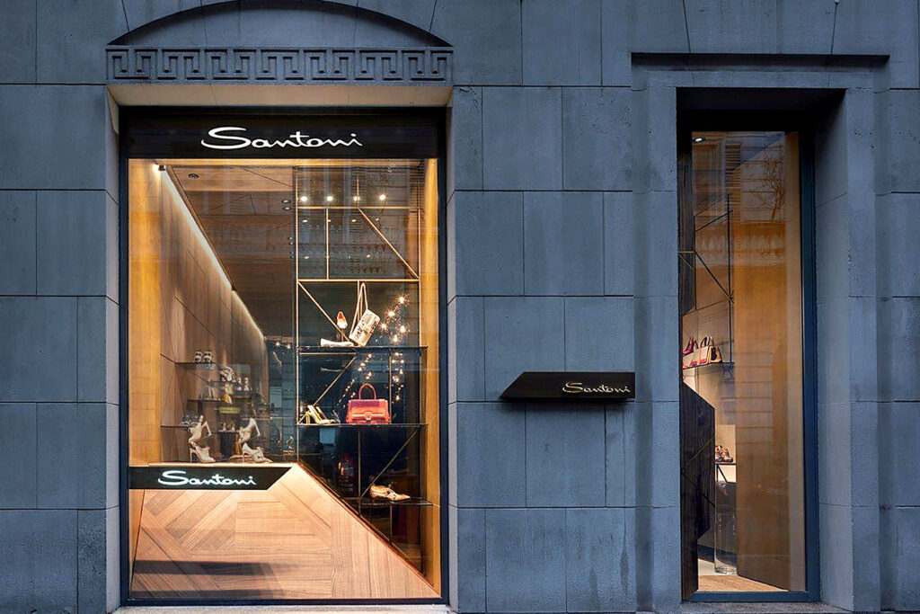 Santoni Showroom Milan Milano by Patricia Urquiola & SCE Project